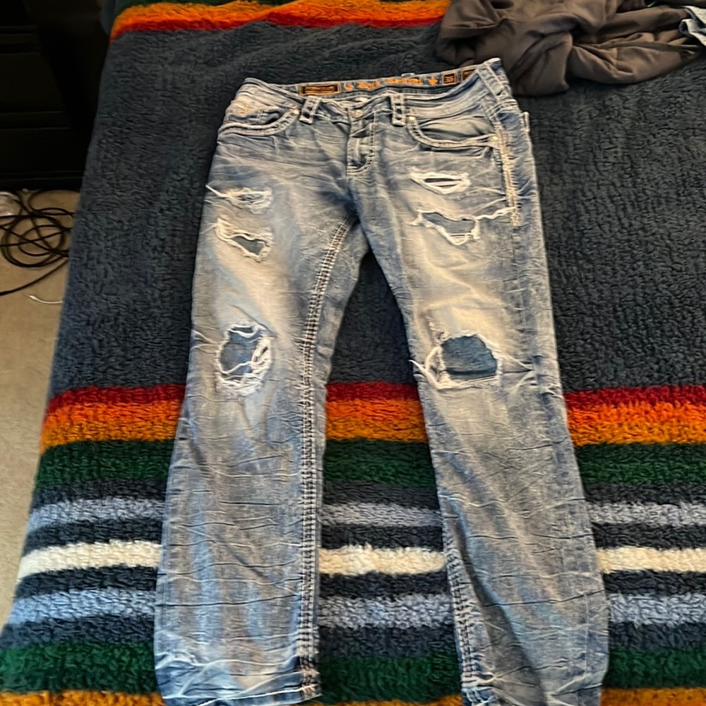 Rock Revival jeans size 36*32 36 waist 32 length.